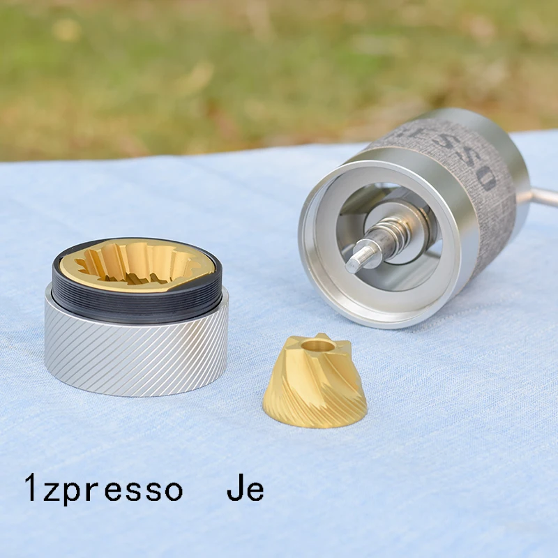 1zpresso JX/JE серия ручная кофемолка портативная кофейная мельница из нержавеющей стали 48 мм заусенцы
