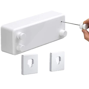 clothes line dryer retractable bathroom accessories drying rack white clothesline rack laundry dryer double layer stretch tools free global shipping