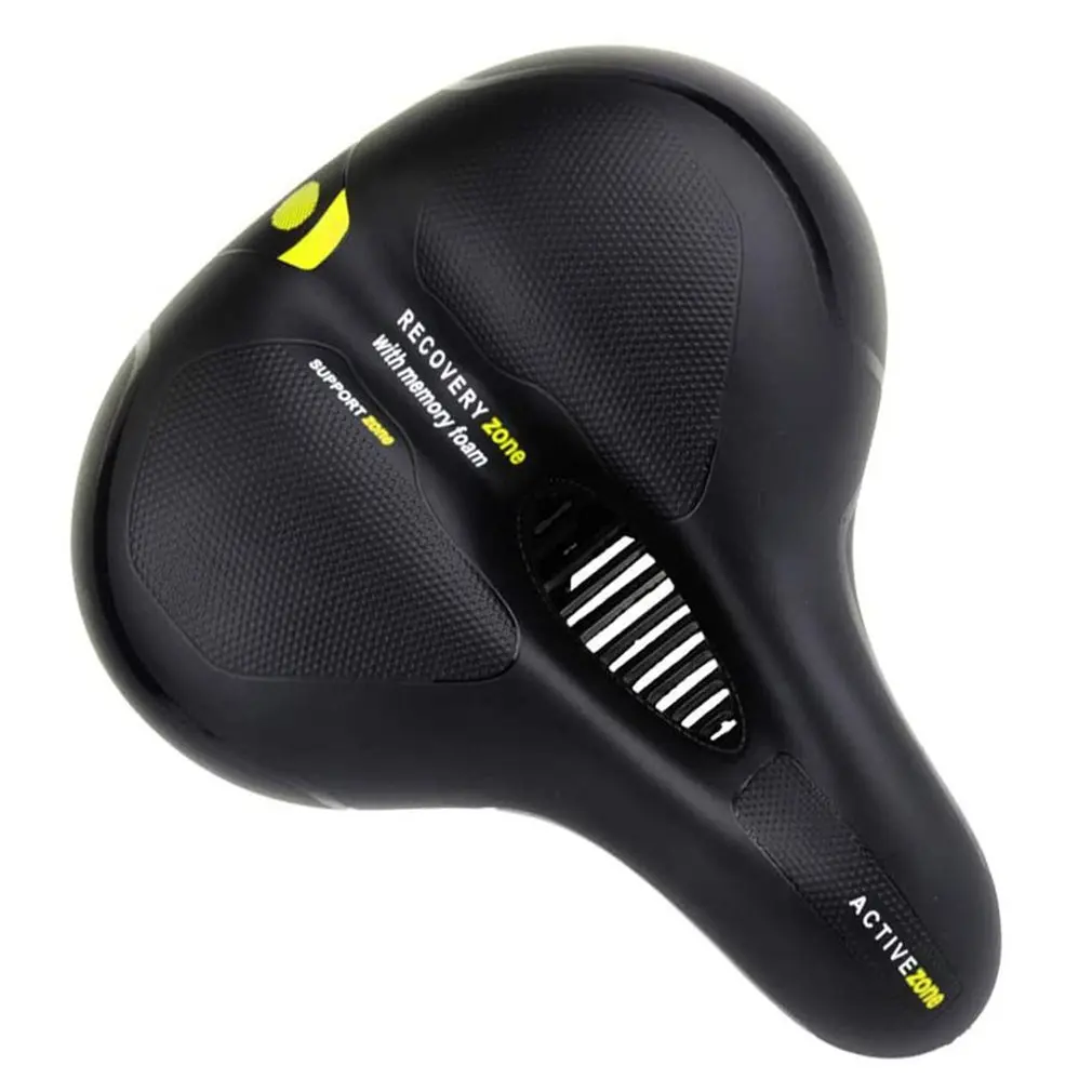 

Breathable Bike Saddle Cushion Leather Surface Seat Mountain Bicycle Shock Absorbing Hollow Cushion Bicycle Accessories new
