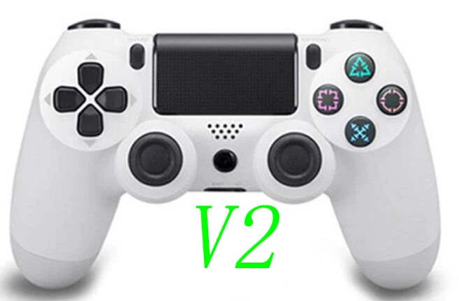 JIE LI проводной контроллер PS4 Bluetooth геймпад для sony playstation Dualshock 4 Вибрационный джойстик без аккумулятора без разъема для наушников - Цвет: white v2