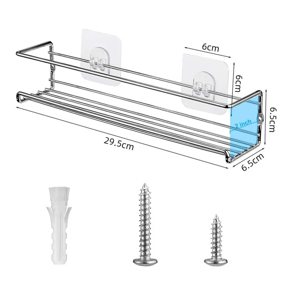 

Wall-Mounted Spice Rack Organizer for Cabinet Spice Shelf Seasoning Organizer for Spice Storage