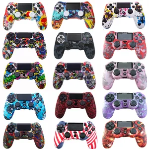Камуфляжный Мягкий силиконовый чехол, защитный чехол для Sony Playstation 4 PS4 для контроллера Dualshock 4 PS4 Pro Slim