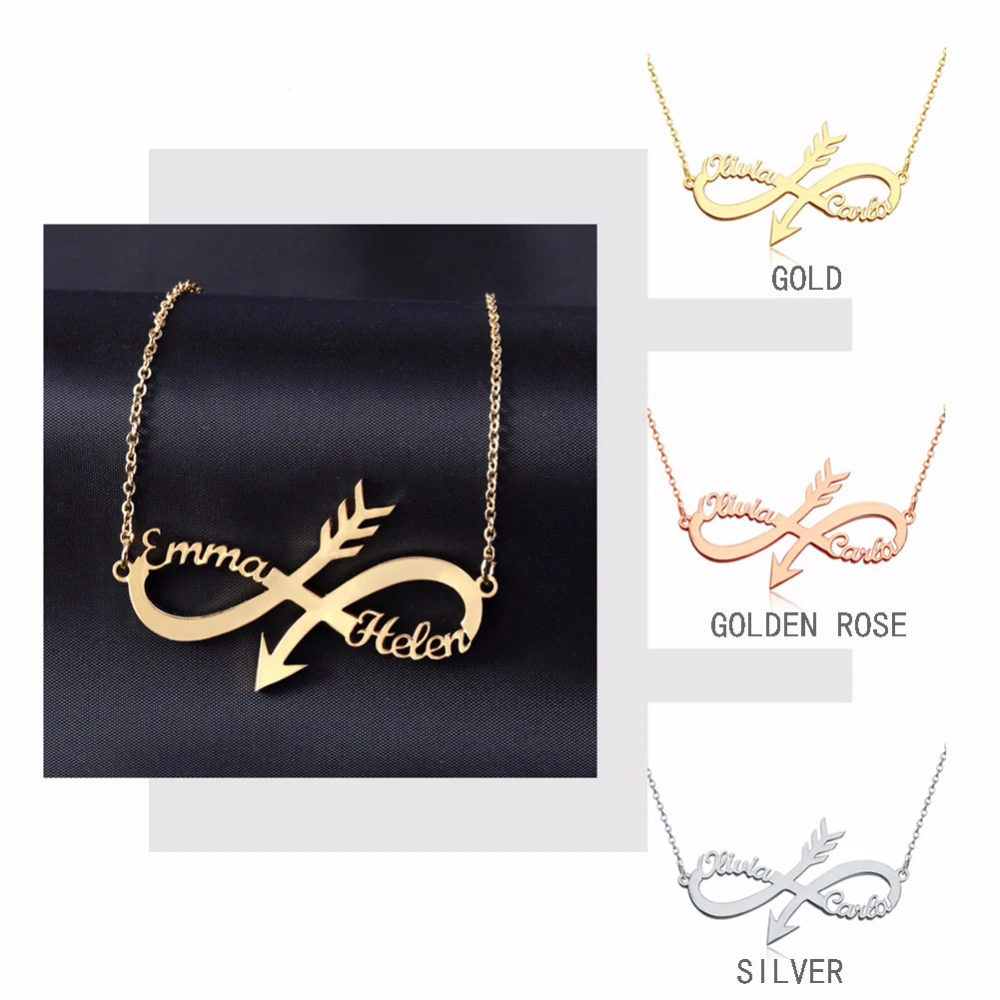 Ожерелье из нержавеющей стали с именем на заказ | Украшения и аксессуары