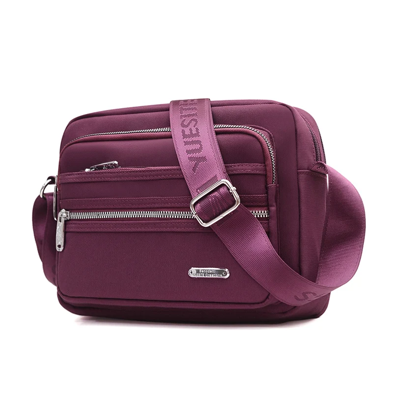 

9 colors Nylon Commute bag women 2021 Lightweight shoulder bags for women Trend Woman Small handbag Multi Pockets borsa donna