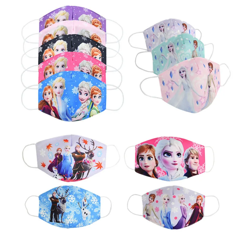 Дисней Холодное сердце с рисунком из мультфильмов-Туманная лицевая маска