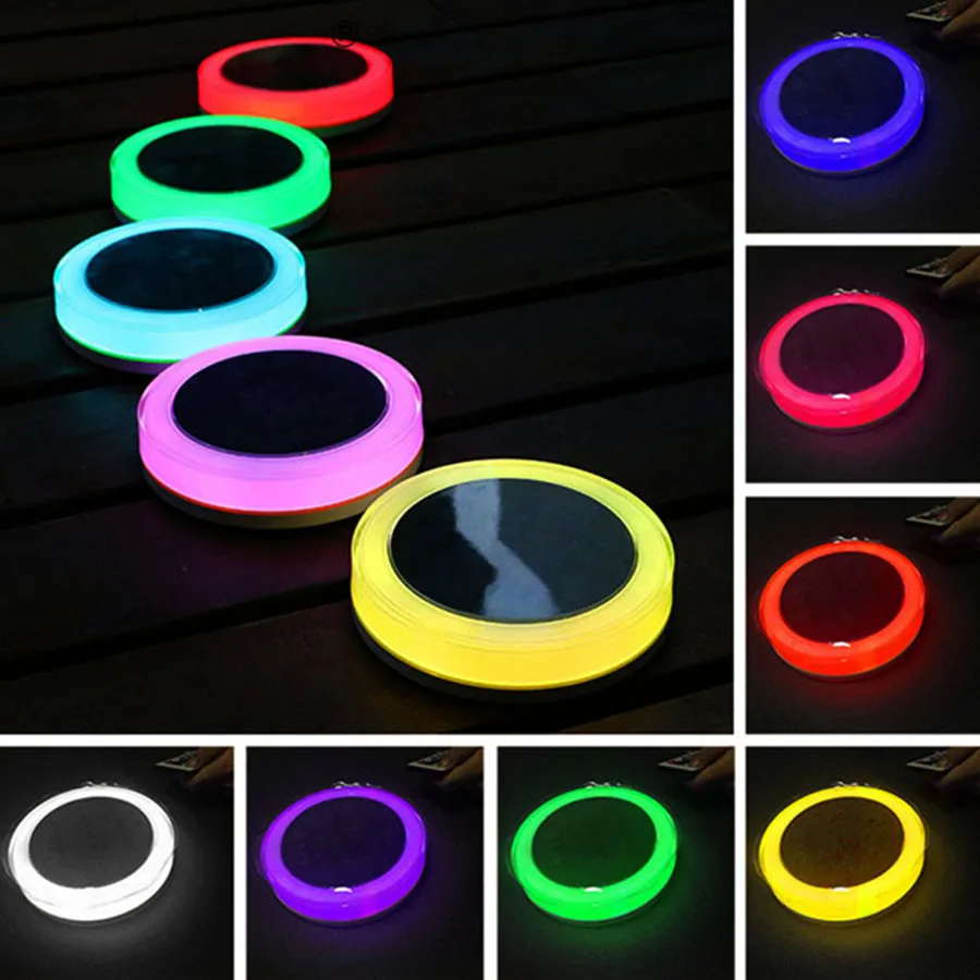 Водонепроницаемый IP68 Солнечный плавающий светильник для бассейна ландшафтный