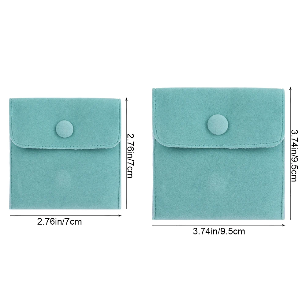 

1PC Portable Jewelry Packaging Bag Necklace Earrings Ring Velvet Storage Pouch