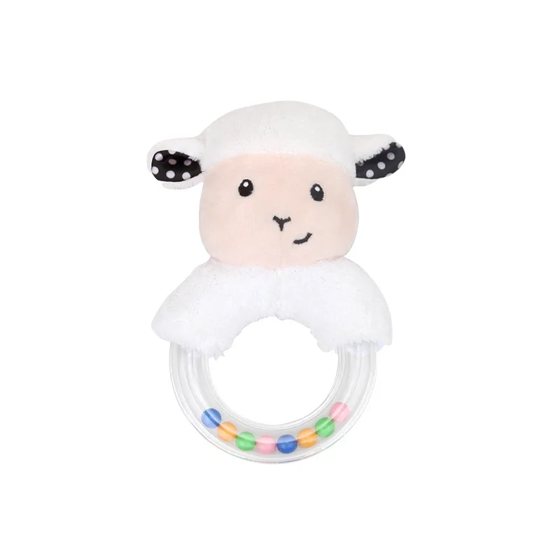 0-12 months Baby Cute Rattle Toys Sheep Plush Baby Cartoon Bed Toys baby Educational rattle Toy Hand Bells M0141