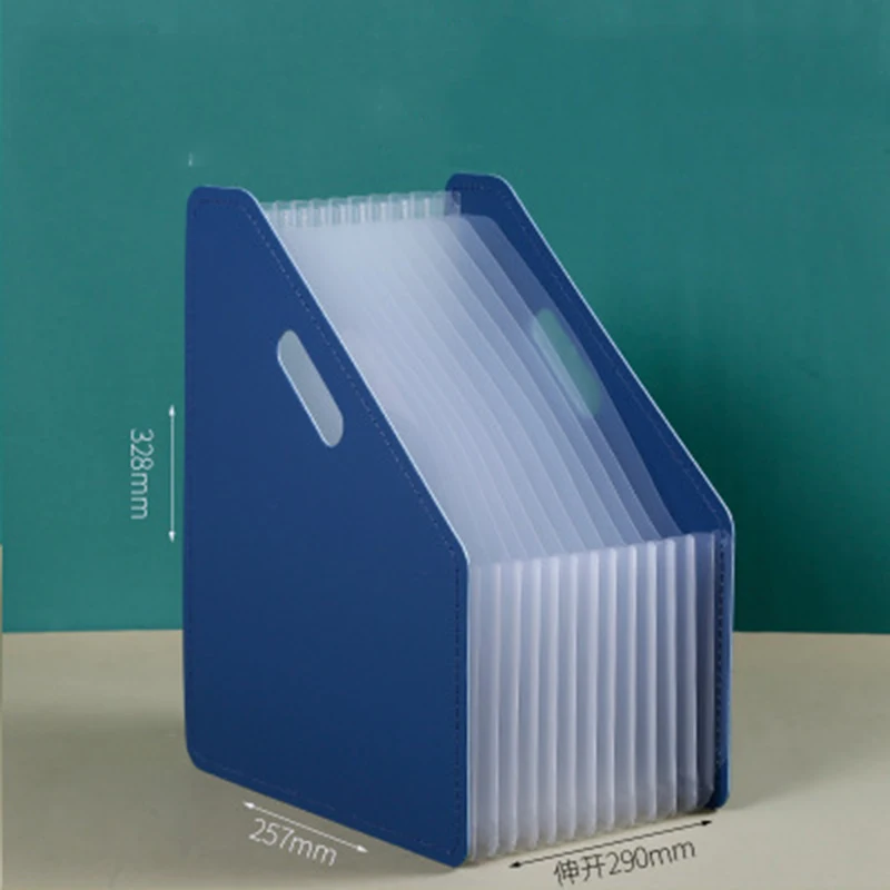 Настольная папка формата А4 коробка для хранения бумаги многослойная удлинения