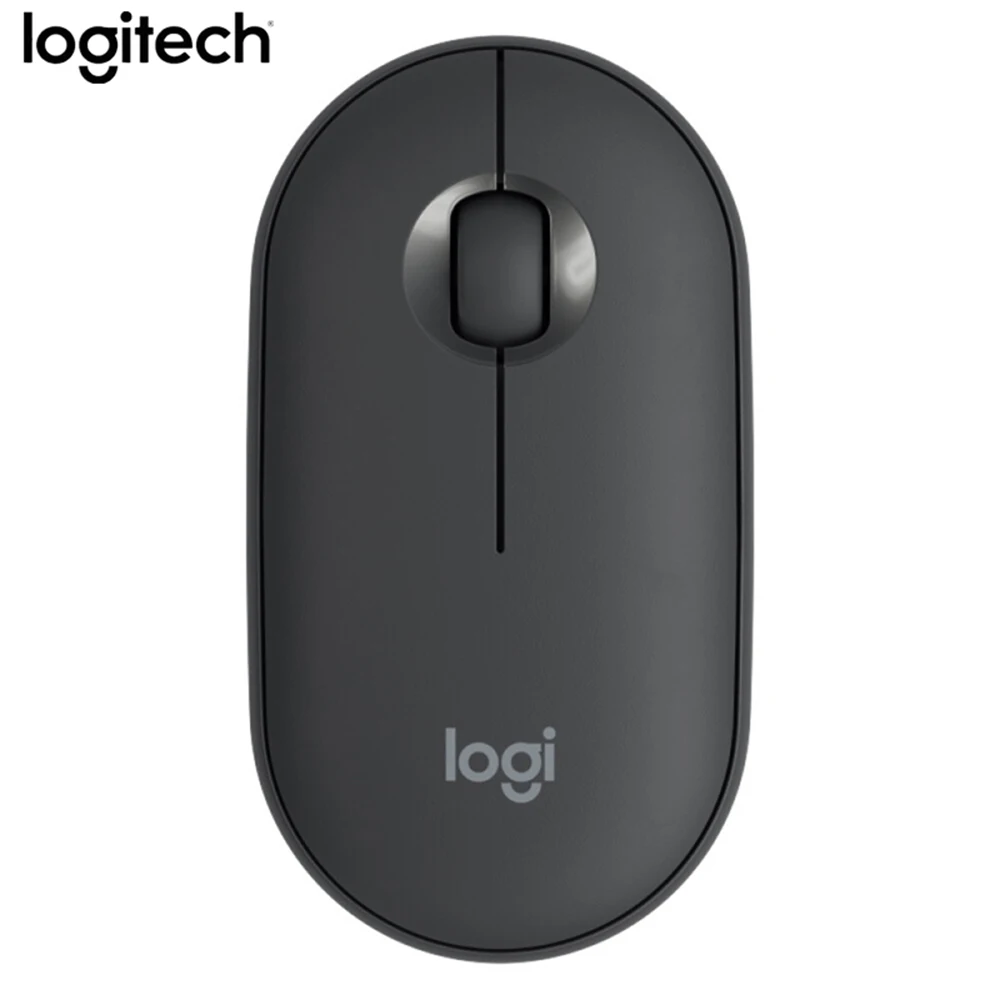 Беспроводная мышь Logitech PEBBLE тихий тонкий и светильник портативная Современная с