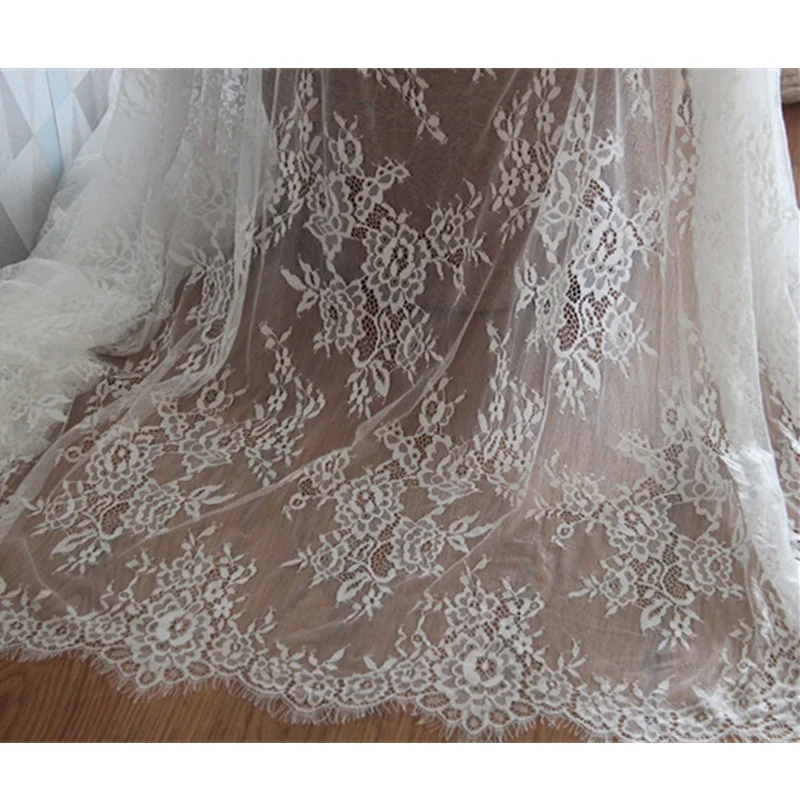 1 шт. 3 метра белая кружевная ткань лента украшение для куклы Baby Lolita платья сделай