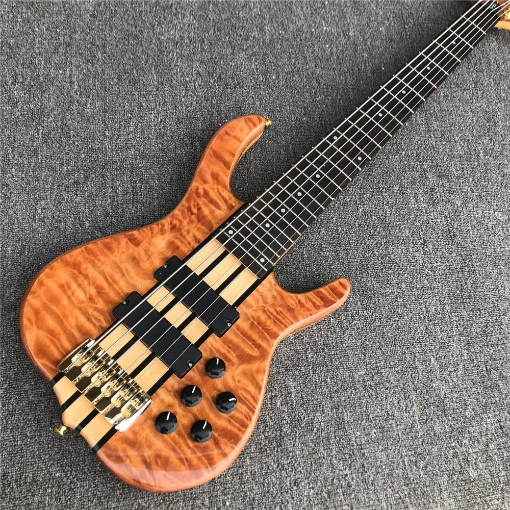 Новинка 2020 6-струнная бас-гитара Ken Smith Burst Maple Заводские активные пикапы