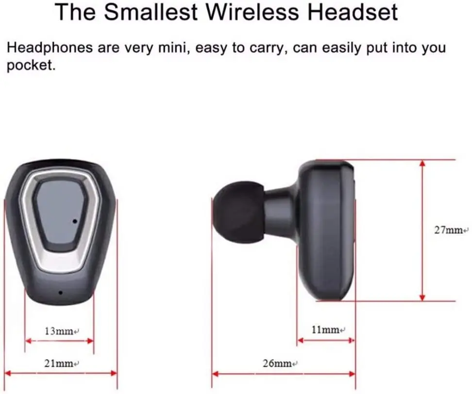 A7 TWS Беспроводная Bluetooth-гарнитура стерео гарнитура спортивные Bluetooth-наушники с