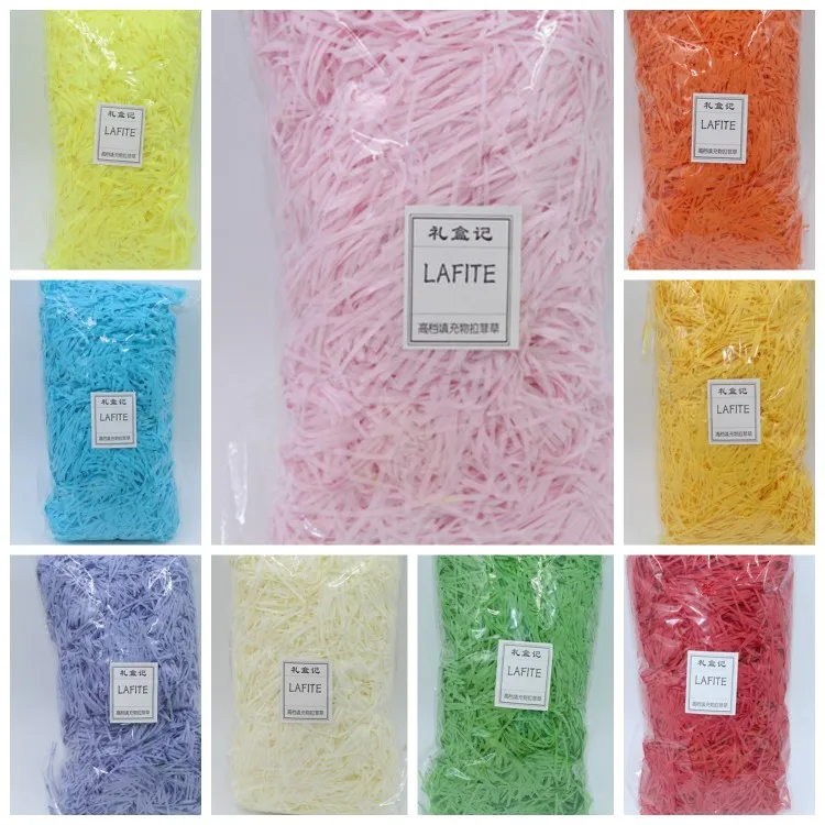 Цветная измельченная трава для свадьбы/дня рождения/Подарочная коробка конфет