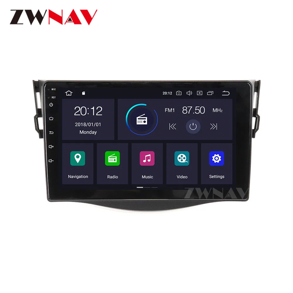DSP IPS экран Android 9 0 автомобильный мультимедийный плеер для TOYOTA RAV4 2006-2012 GPS navi Радио
