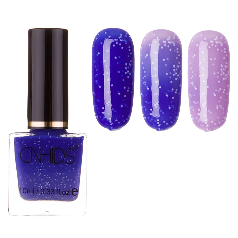 Cnhids Горячий Новый согревающий лак для Ногтей Стойкий простой в цвете с