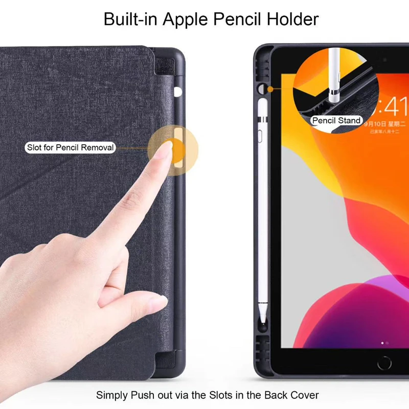Чехол-книжка для apple iPad Pro 11 чехол с полной защитой 2020 градусов автоматическим