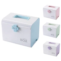 portable first aid kit storage box medicine box container emergency kit multi layer storage organizer