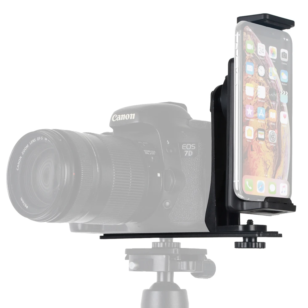 Прямой кронштейн для вспышки легкий держатель 1/4 дюйма винт крепление холодного