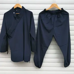 Китайская даосская одежда Wudang для кунг-фу, мужская униформа Тай-Чи, шаолинь, одеяния буддийских монахов, боевые искусства, одежда для кунг-фу, топы + штаны