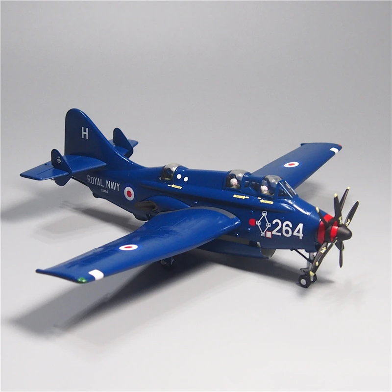 Литый под давлением в масштабе 1/72 Gannet антиподводный самолет модель из сплава