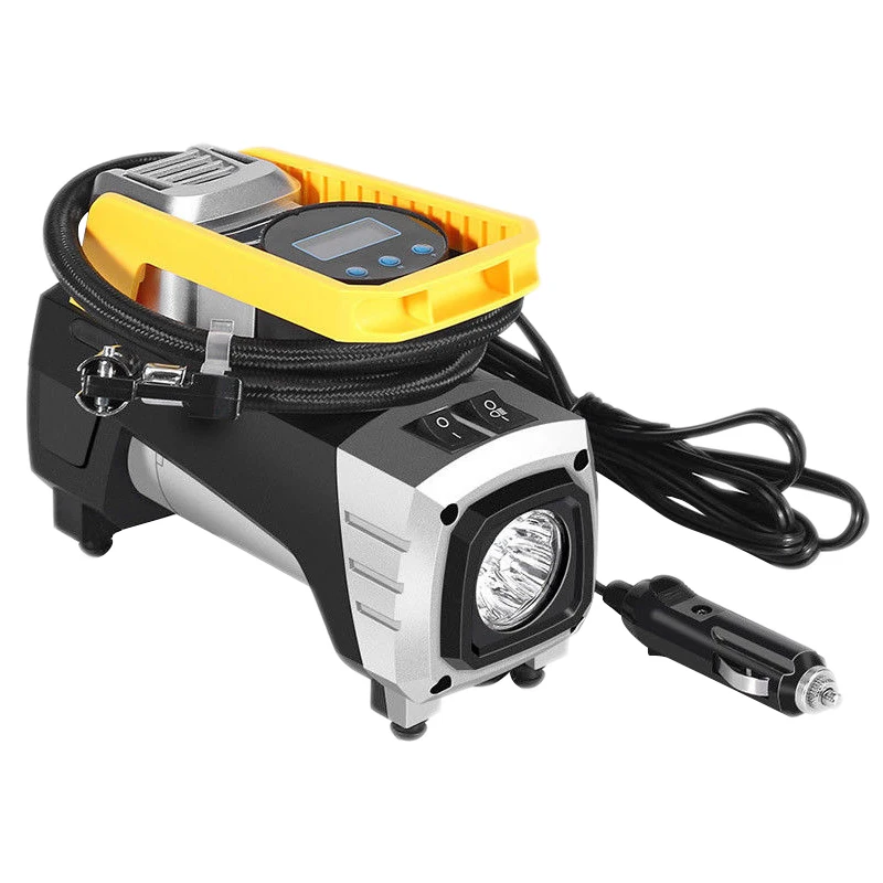 12V автомобильный воздушный компрессор насос цифровой Дисплей светодиодный светильник автомобильный насос, автомобильные аксессуары