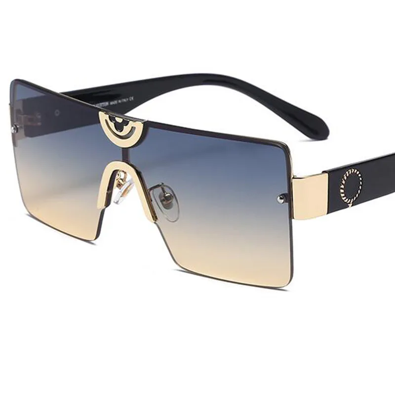 Солнцезащитные очки с градиентом для мужчин и женщин квадратные большого