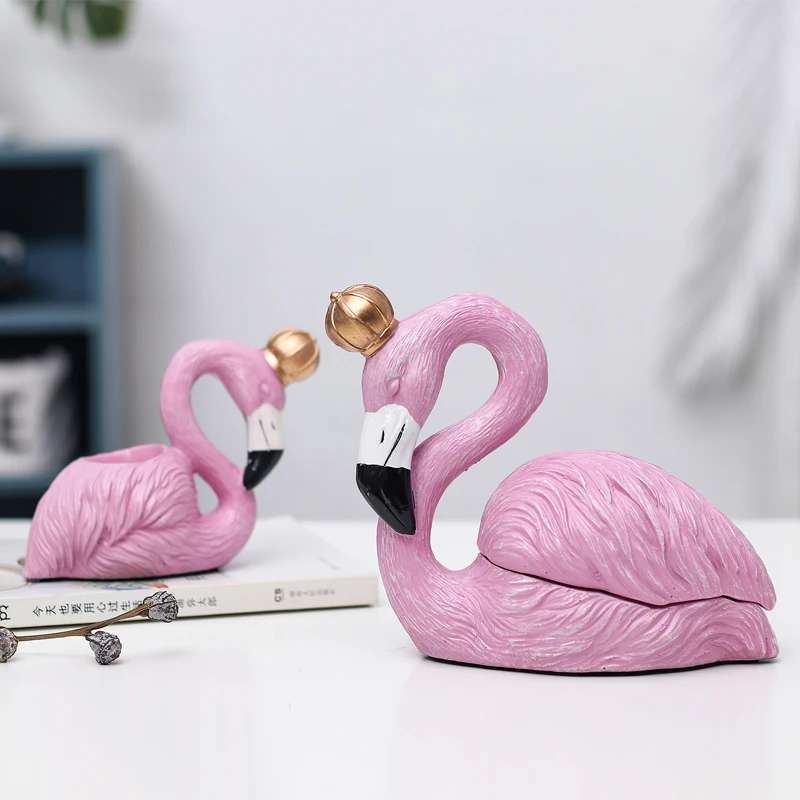 

Ceramic Flamingo Elephant Ashtray Figurine Animal Cover Band Ashtray Home Living Room Tea Room Bar Club Ashtray Decoration R2642