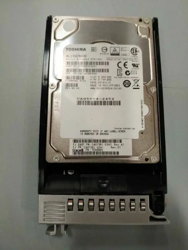 

Fujitsu CA07361-D041 600GB 10K RPM 2.5" SAS Disk Drive Assembly M10-4