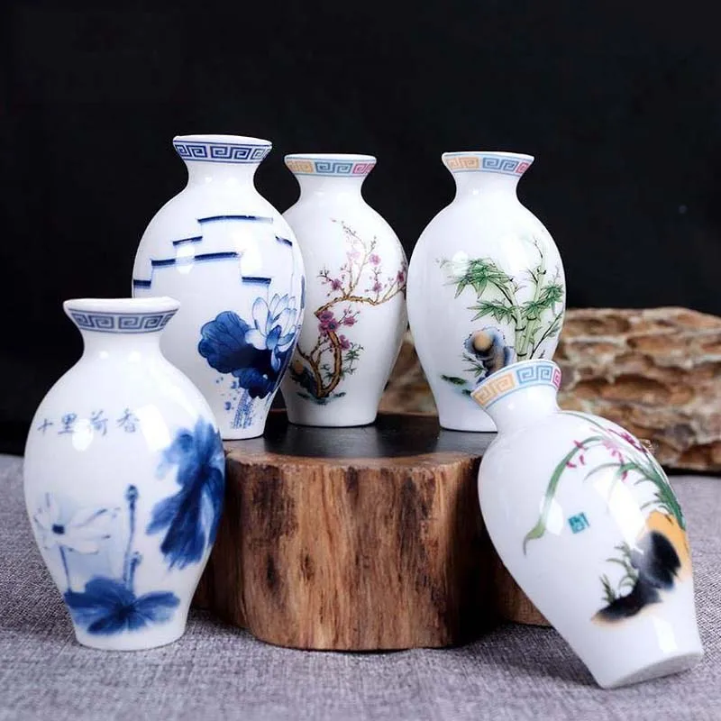 

Fridge Magnet Ceramics Vase Refrigerator Sticker Home Decor Blue and White Porcelain Vase Kitchen Gift Chinese Style Gadget Tool