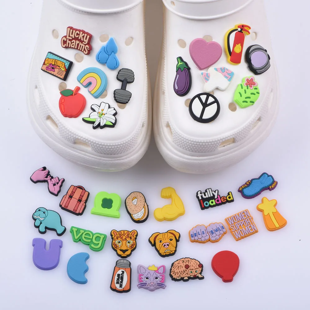 Хит продаж новинка подвески Croc 1 шт. для обуви из ПВХ Симпатичные животные кошка