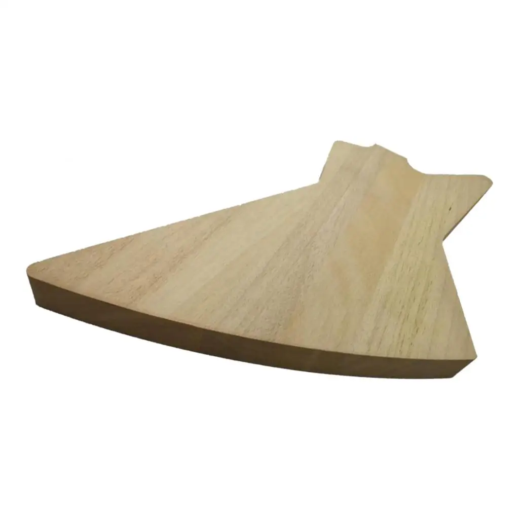 

Handmade Solid Wood Electric Guitar Body Material DIY for K-shaped Guitar Part