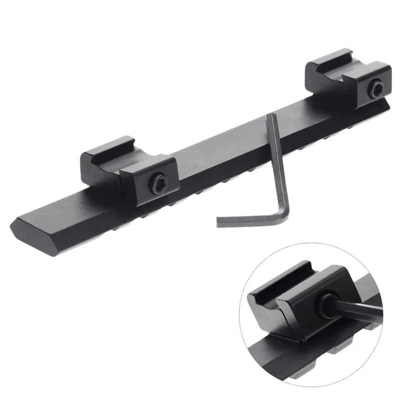 Рельсовый адаптер для Пикатинни 11 мм до 20 рельсовая направляющая Вивера с 10