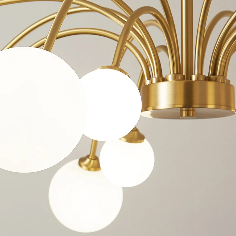 

Glass Chandeliers Chandelier Lighting Dining Room Ceiling Chandelier Bedroom Led Kitchen Fixture White Living Room Brass Modern