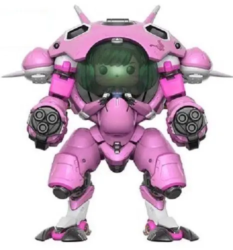 Игра OverWatche 15 см персонаж D. VA с Meka 6 &quotБадди Виниловая фигурка игрушки для