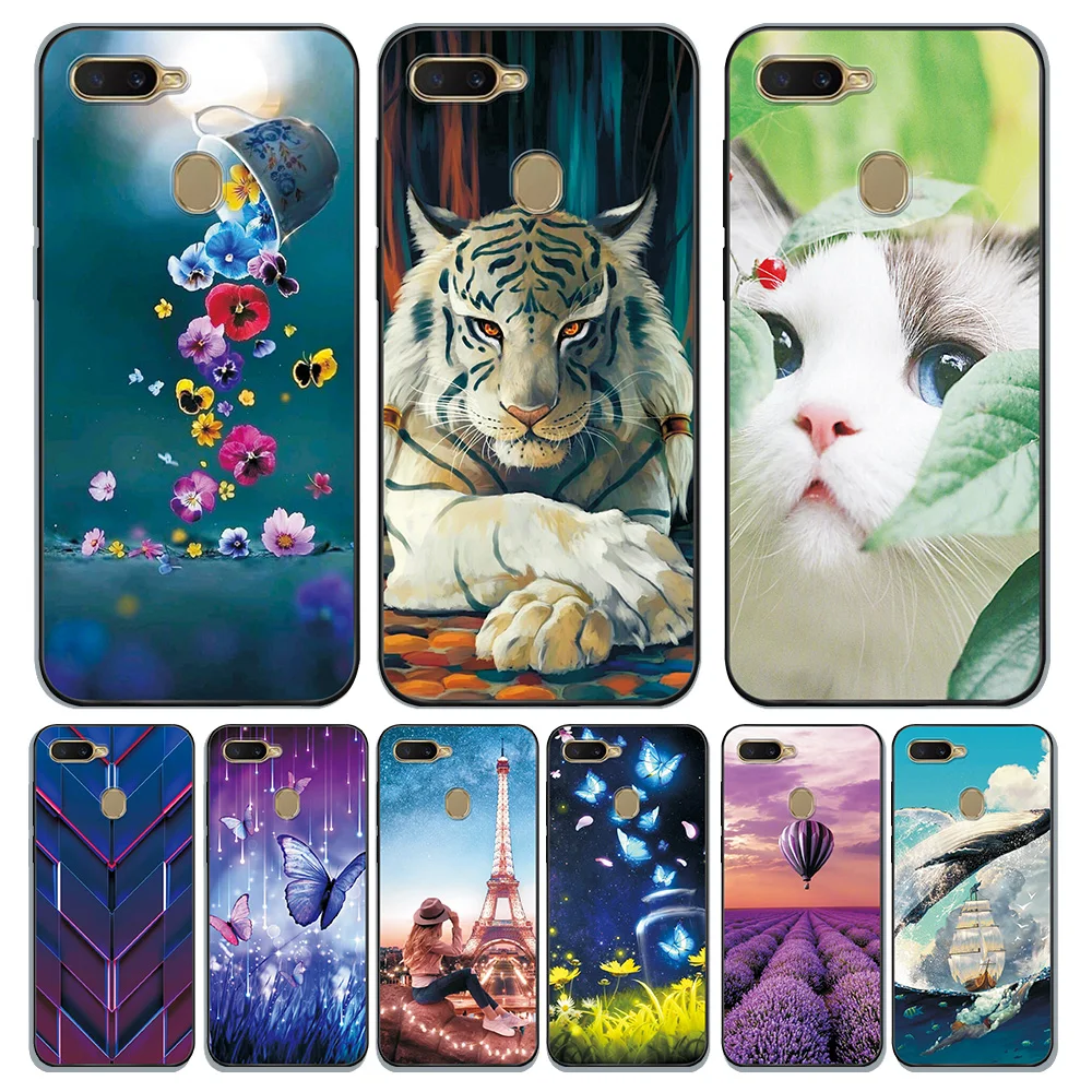 Чехол для OPPO A7 задняя крышка A7N AX7 силиконовый мягкий чехол из ТПУ A5S AX5S крутой