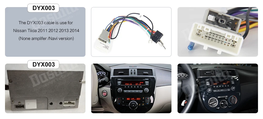Dasaita " Автомобильный 1 Din радио Andr oid 9,0 для Nissan Tiida 2011 2012 2013 Bluetooth gps Навигация MP3 1080P видео