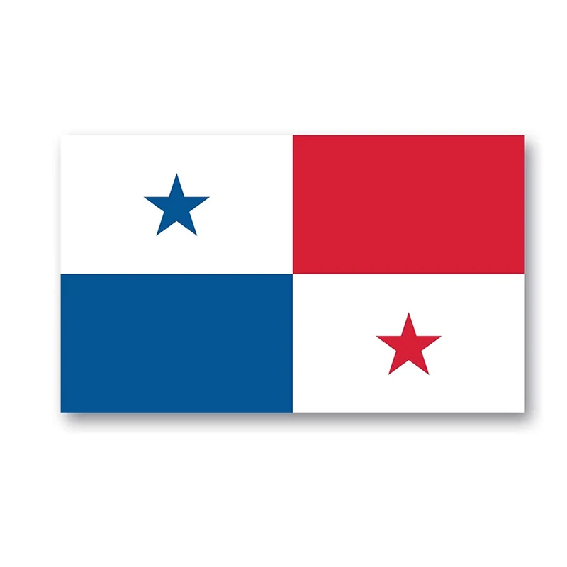 

Panama Flag Bumper Stickers 3 Packs Made of Durable Waterproof Materials, Motorcycle Helmet Trunk Stickers Auto Parts Decoration