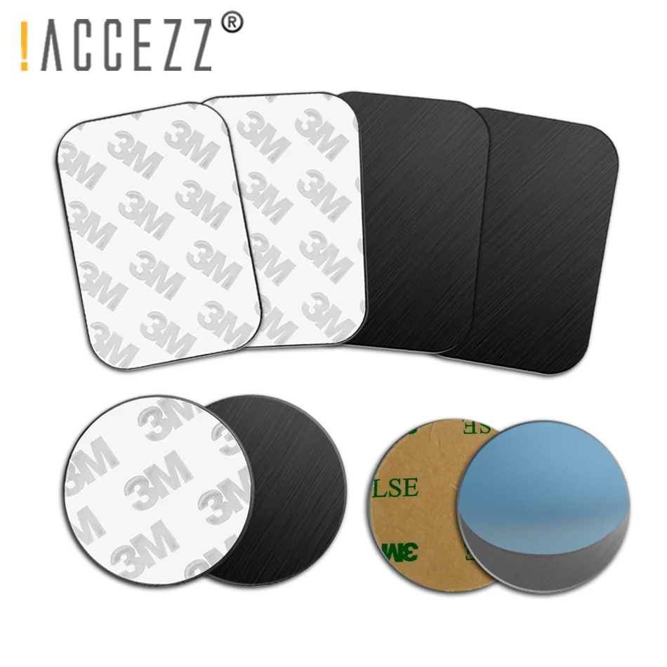 ! ACCEZZ круглая магнитная металлическая пластина диск для автомобильного телефона