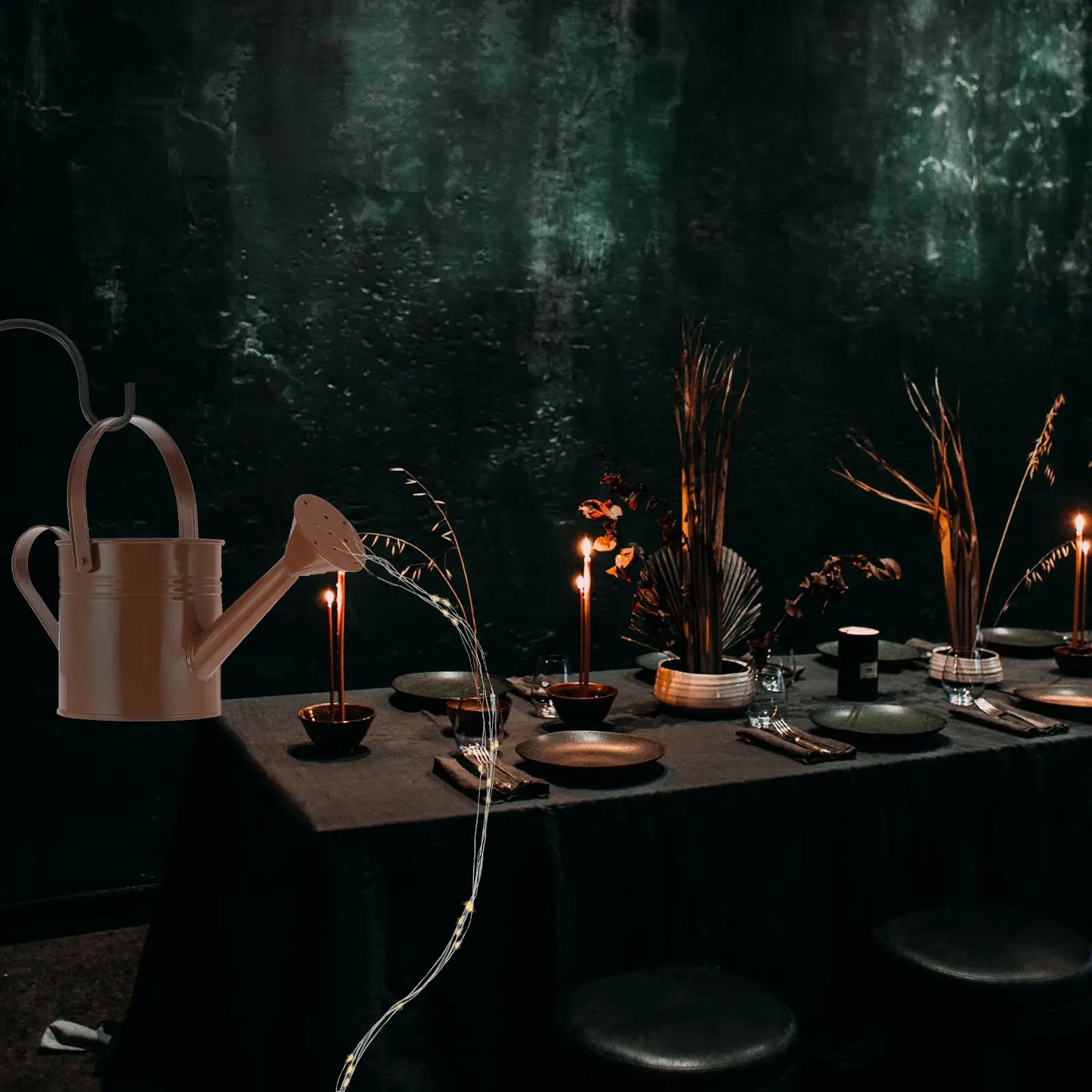 

Landscape Lighting Star type Shower Sprinkler Watering Can Design Garden Art Light Decoration Outdoor Gardening LED Lawn Lamp