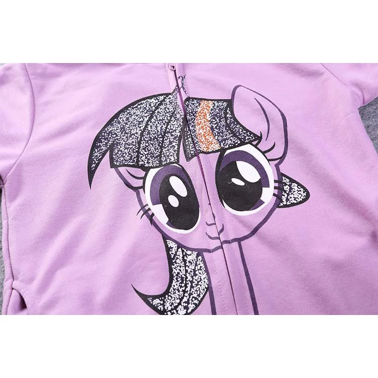 Весенняя Одежда для девочек «My Little Pony», толстовки с капюшоном, куртки, детская верхняя одежда с персонажами из мультфильмов мой детские платья, детские платья, Толстовка для маленьких девочек пальто "синдерелла"