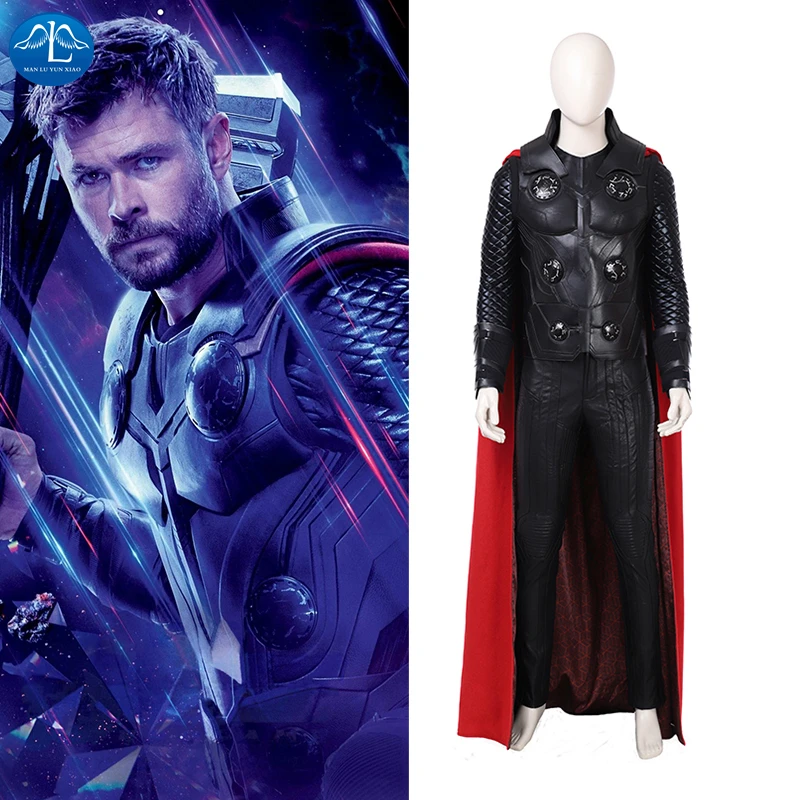 Manluyunxiao Thor Cosplay Marvel Movie Thor Ragnarok Superhero Odinson Outfit Halloween Costumes For Men Adult Plus Custom Made