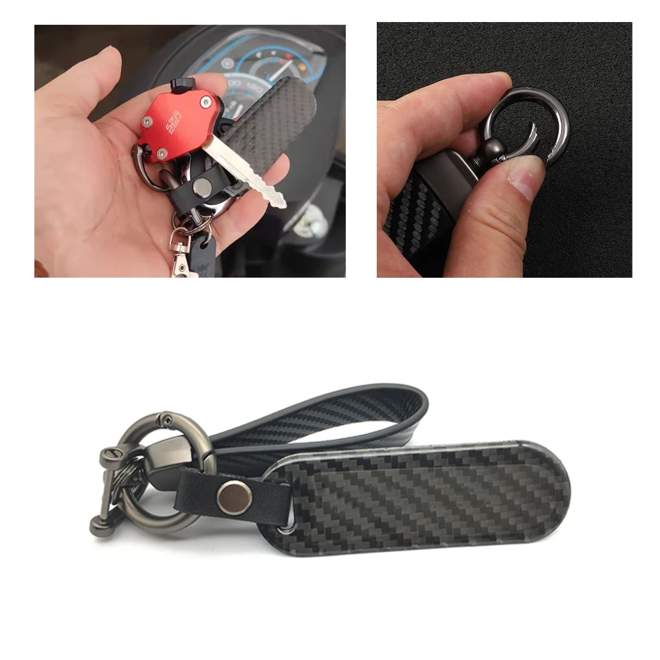 

Motorcycle Universal AB type Fashion Pendant Carbon Color Keychain For Honda Ducati KTM Husqvarna Kawasaki Suzuki Yamaha BMW
