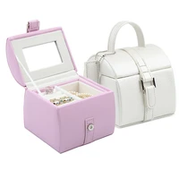 2020 new style jewelry tools box for ring necklace storage jewellery organizer and cosmetics beauty case with double layers