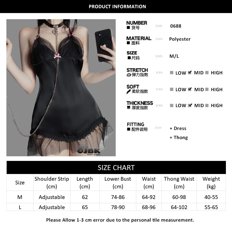 

OJBK Sexy Lingerie Black White Lace Underwear For Women Erotic Cute Nightwear Porno Outfit Homewear Set WIth Pink Bow Knot0688