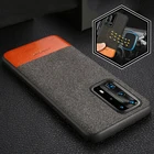 Тканевый Магнитный чехол для Huawei P40 Pro P30 Lite P20 Mate 20 10 Lite, задняя крышка для Huawei Nova 5t Honor V30 9x8x30 Pro 30s