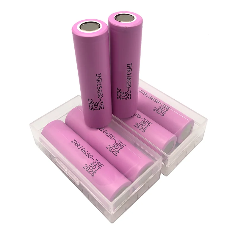 1-10 PCs 100% original 18650 3500mah 20A discharge inr18650 35e Li ion battery 3.7V rechargeable | Электроника