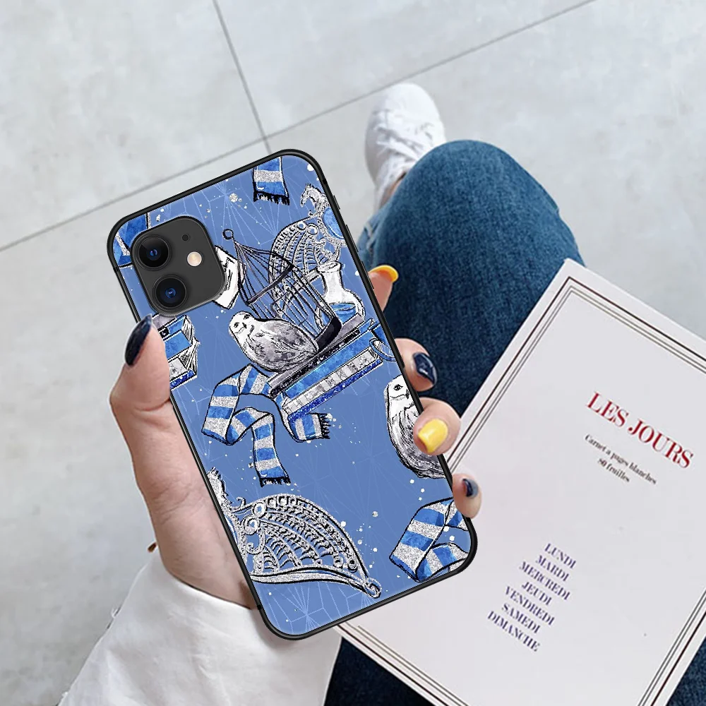 

Cartoon Cute Harris Potter Phone Case For Iphone 5 5S SE 2020 6 6S 7 8 Plus 11 12 Mini X XS XR Pro Max black Cell Luxury