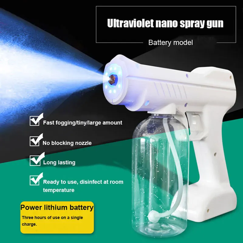 

Disinfection Nano Steam Sprayer Machine Fogger 360 Degree Sterilization air Spray Machine Ultra Fine Aerosol Water Mist Trigger
