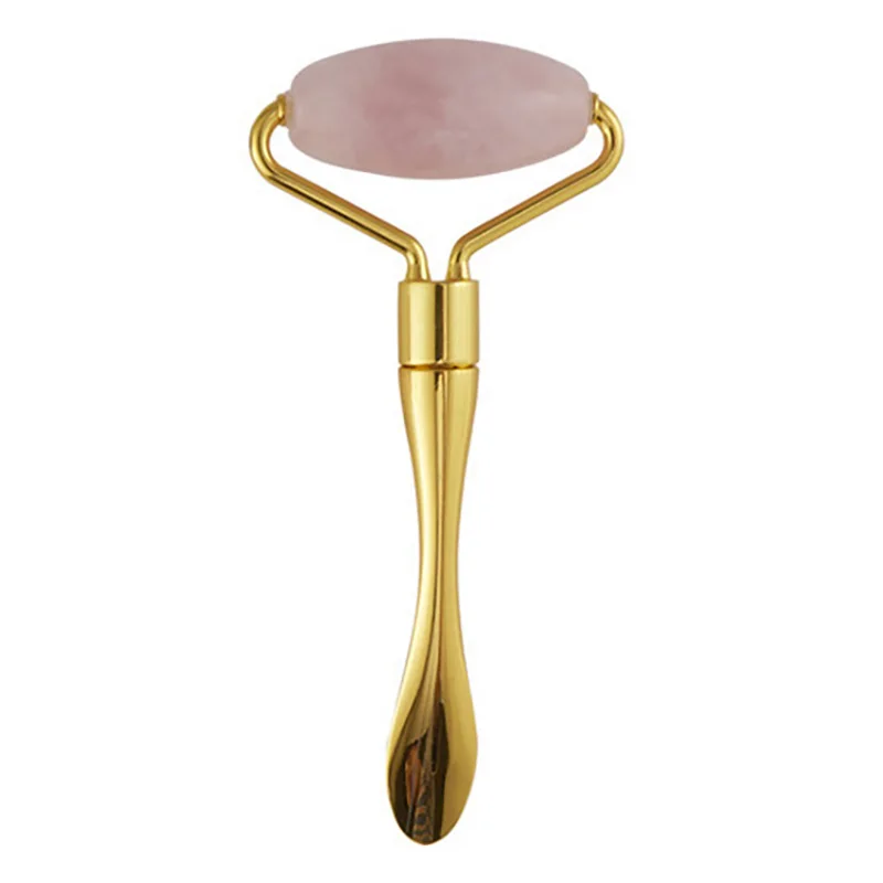 

Pink Crystal Jade Roller Face Lift Massage Roller Eye Cream Applicator Spatulas Facial Mask Spoon Skin Care Tools